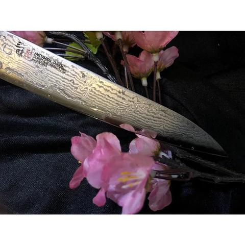 Zanmai Splash Damascus Petty Knife (15 cm)\ HZ2-3002DS