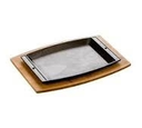 Rectangular Wood Underliner, Walnut Stain \ UCPU 