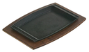 Rectangular Wood Underliner, Walnut Stain \ UCPU 