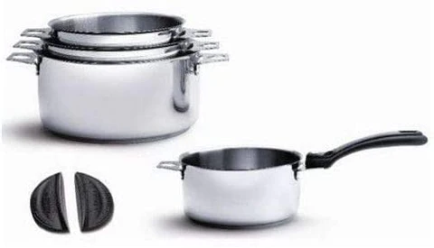 SET OF 2 SILICONE HANDLES TWISTY BLACK FOR TWISTY PANS  \8360.00