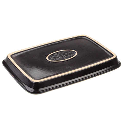 Romertopf Lafer BBQ Rectangular Griddle with Grilling Bumps \ 03806 