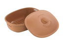 Romertopf clay bread bin oval medium, terracotta\80805