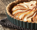 Round fluted tart mould with removable bottom ?24CM \4706.2444