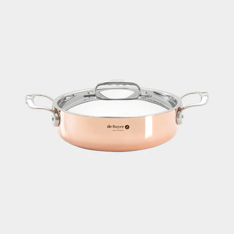 SAUTE PAN INOCUIVRE WITH LID 24 CM \6441.24