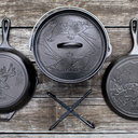 Wildlife Seasoned Cast Iron 5 Piece Set\L5WLSETA