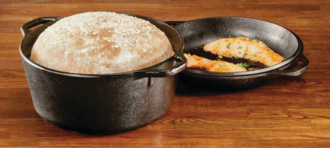 5 Quart Cast Iron Double Dutch Oven \ L8DD3