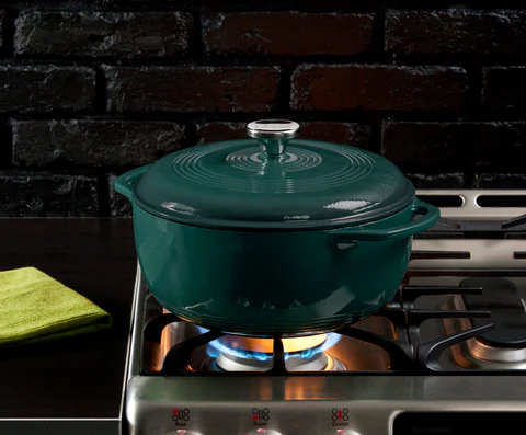 6 Quart Lagoon Enameled Cast Iron Dutch Oven\EC6D38