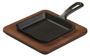 Square Wood Underliner, Walnut Stain \ U5WP