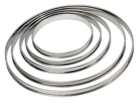 Stainless Steel Round Perforated Tart Ring (6 cm, H 2 cm) \ 3091.06N