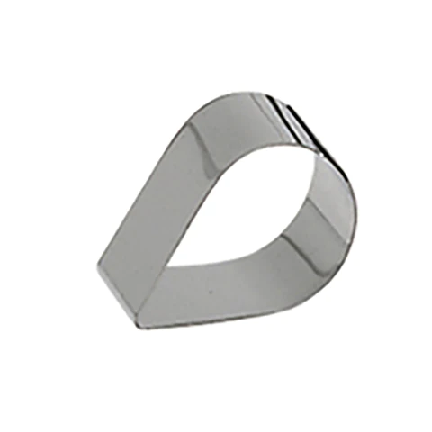 Stainless steel "Tear-drop" pastry ring (20 X 12 X H4 cm) \3027.20
