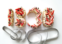 Stainless steel "Tear-drop" pastry ring (20 X 12 X H4 cm) \3027.20