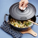 SITRAM Cast Iron Black Round Casserole Dish, 2.5 L \711093-I21