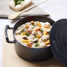 SITRAM Cast Iron Black Round Casserole Dish, 2.5 L \711093-I21