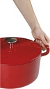 SITRAM Cast Iron Red glossy Round Casserole Dish, 2.5 L \711089-I21