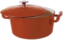 SITRAM Cast Iron Orange  Round Casserole Dish, 5 L \711985-I21