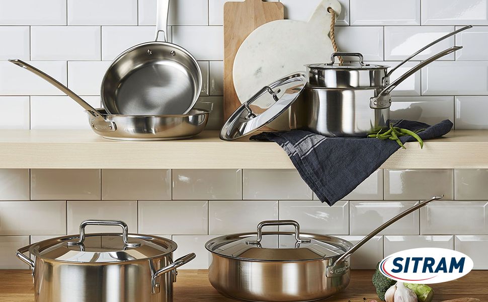 SITRAM Shiny stainless pan 2.2 LØ 16 cm \711663-I22