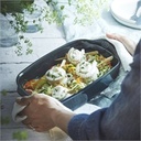 Rectangular Baking Dish With Handles 42 cm(Turquoise) \ 609654
