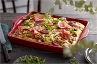 Focaccia bread baker 41cm (Burgundy) \ 347515-B22