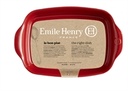 Rectangular Baking Dish With Handles 30 cm (Burgundy) \ 349650-B31