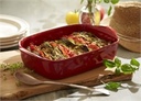 Rectangular Baking Dish With Handles 30 cm (Burgundy) \ 349650-B31