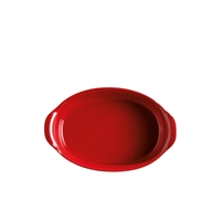 SMALL OVAL OVEN DISH(Burgundy) \349050-B21