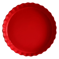 Deep Flan Dish 32 cm (Burgundy) \ 346032-B31