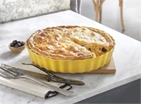 Deep Flan Dish 32 cm (Burgundy) \ 346032-B31