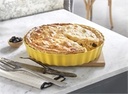 Deep Flan Dish 32 cm (Burgundy) \ 346032-B31