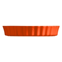 Deep Flan Dish 32 cm (Orange Tuscany) \ 346032-B31