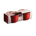 Ramekin N°10 2 pcs. Set (Burgundy) \ 344010-B23