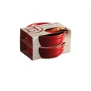 Créme Brulee Dishes, 2 pcs. Set (Burgundy) \ 344013-B23
