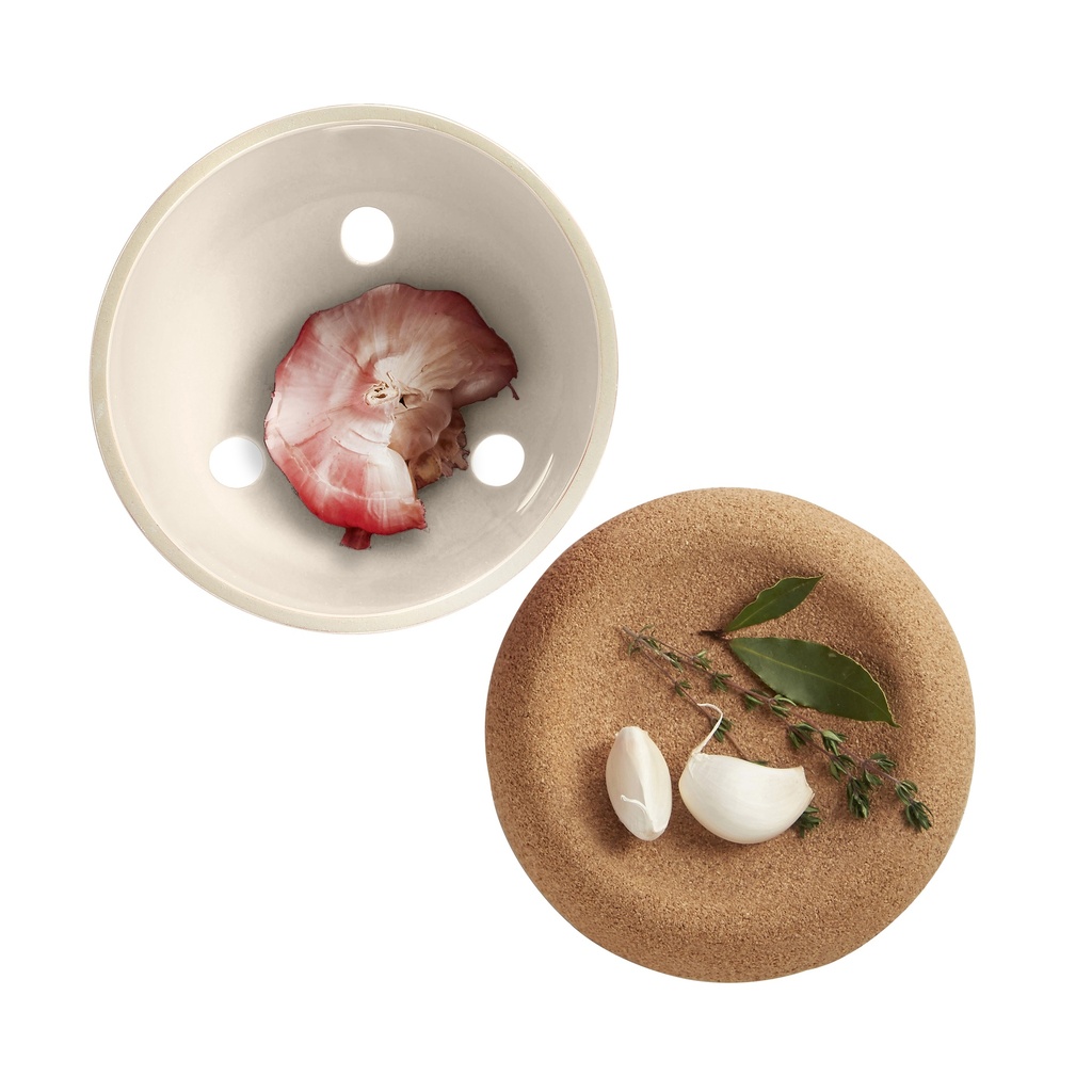Garlic pot (Burgundy) \ 028763-B22