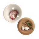 Garlic pot (Burgundy) \ 028763-B22
