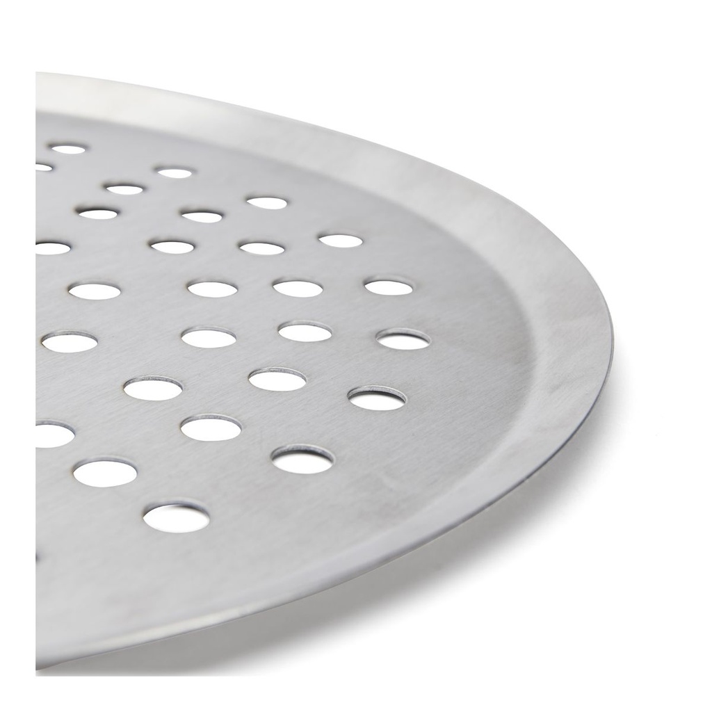 ROUND PIERCED PIZZA TRAY, ALUMINIUM - Ø \7366.32