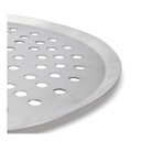 ROUND PIERCED PIZZA TRAY, ALUMINIUM - Ø \7366.32