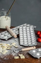 BOX TRIANGLE RAVIOLI TRAY 24P+ ROLLING PIN \ SC1621000
