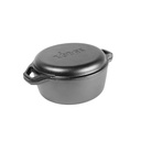 Chef Collection 6 Quart Double Dutch Oven\LC6DD