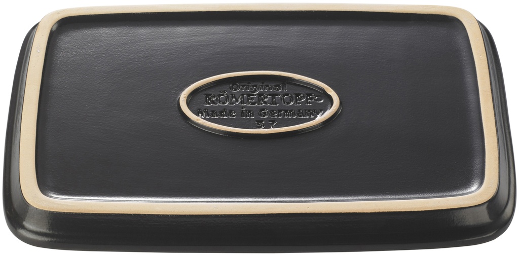 Romertopf Lafer BBQ Rectangular Griddle With Grilling Bars \ 03706 