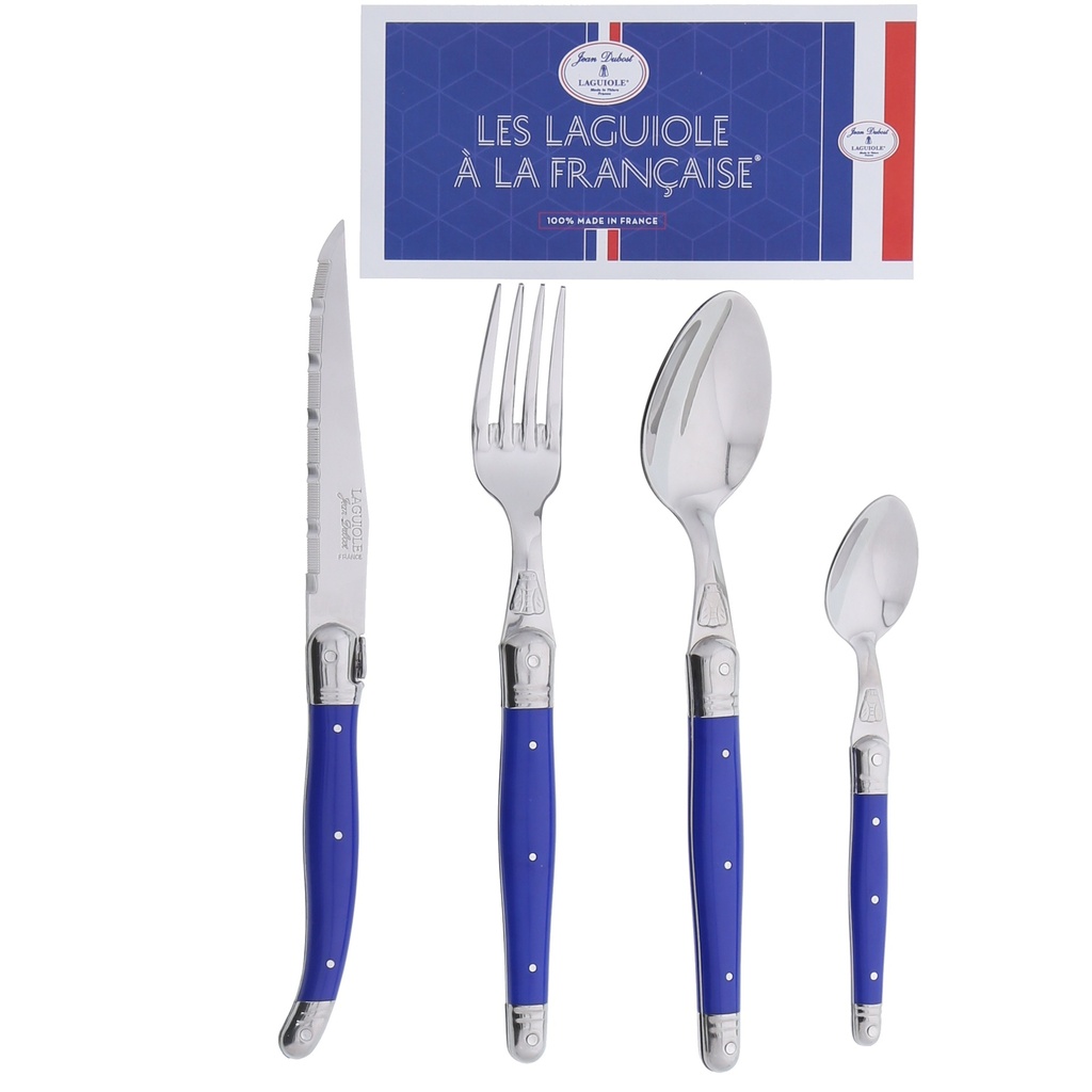 Jean Dubost "Laguiole à la française" Flatware Set 24 pcs. (Blue)\4172834