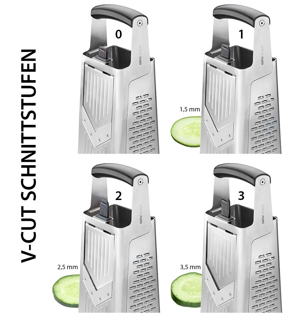 Four-way Grater V-CUT
