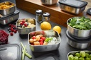 Set Food storage container PROVIDO, square,2 pcs