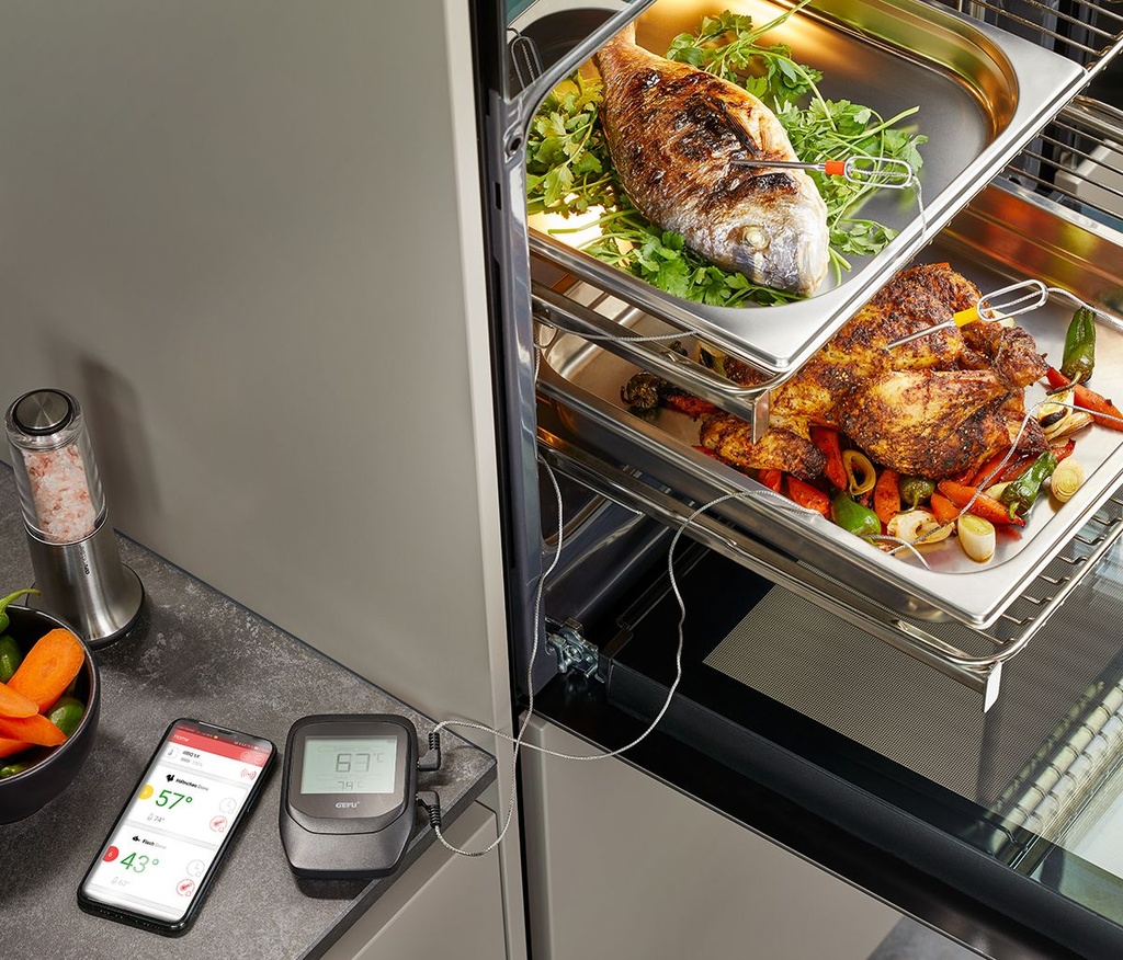 Grill and Roast Thermometer CONTROL, 6 channel 