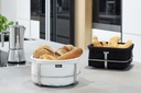 Bread basket BRUNCH, round white
