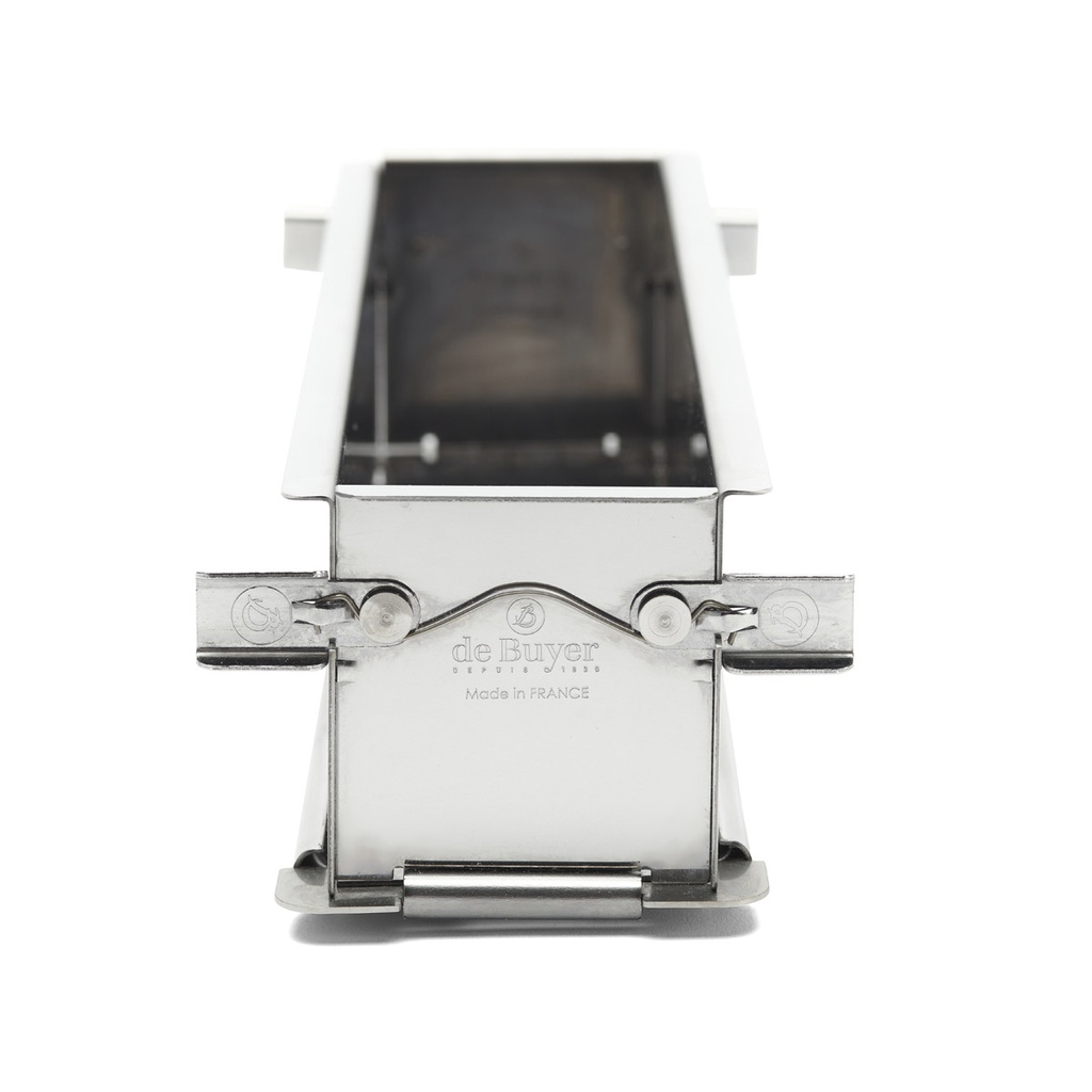 Rectangular foldable baking moul stainless steel 35x7x7.5cm