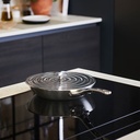 Universal stainless steel lid for pans 26-28 cm