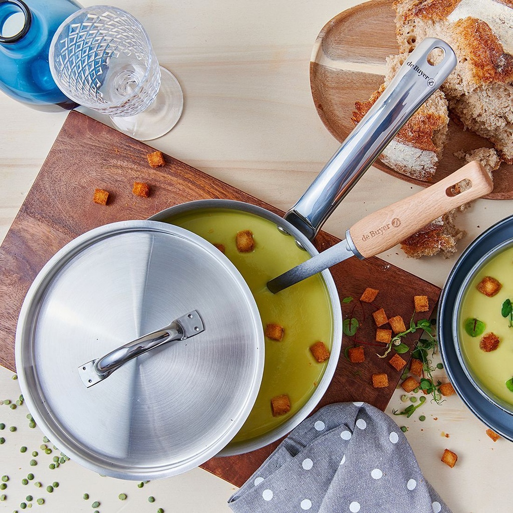 Stainless steel saucepan ALCHIMY Set of 6 Pcs
