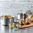 Stainless steel saucepan ALCHIMY Set of 8 Pcs