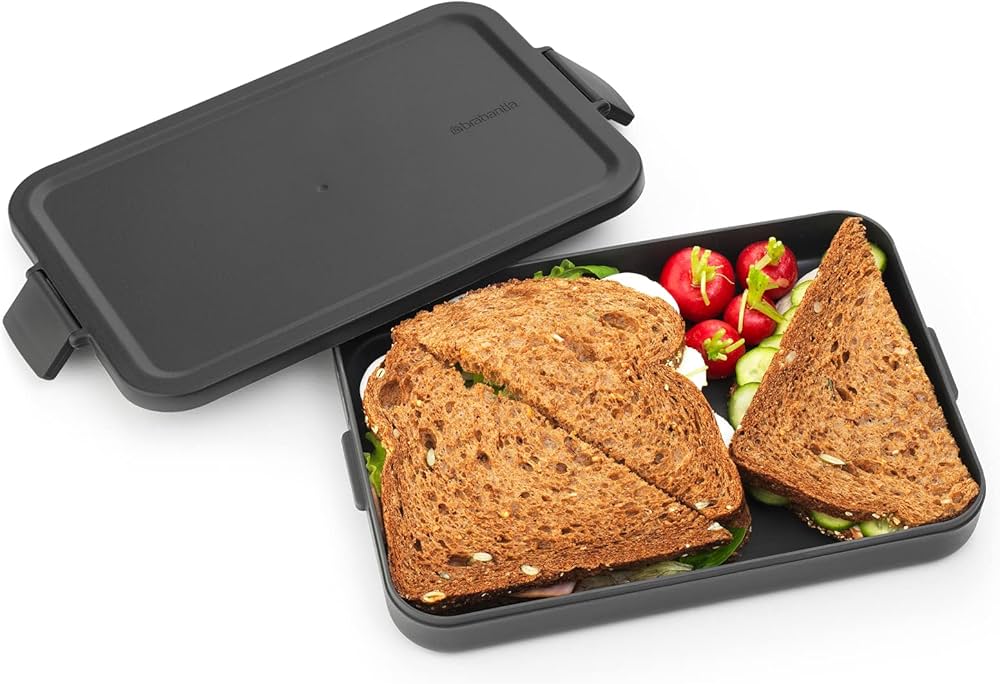 Brabantia Make & Take Lunch Box, Flat, Plastic