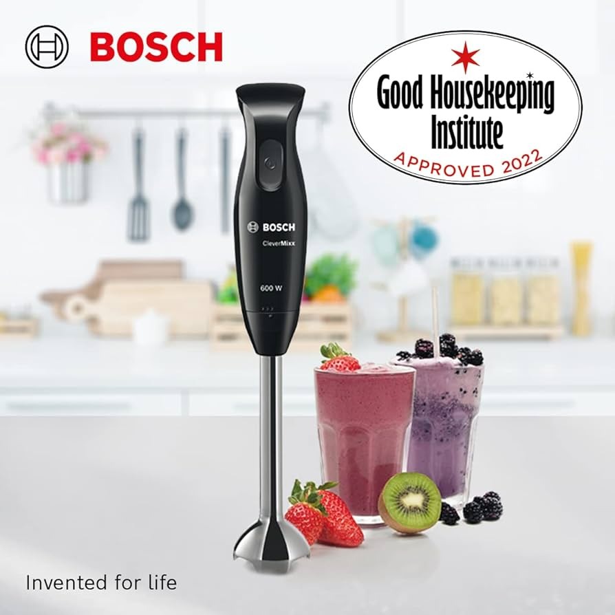 BOSCH Hand blender CleverMixx 600 W Black