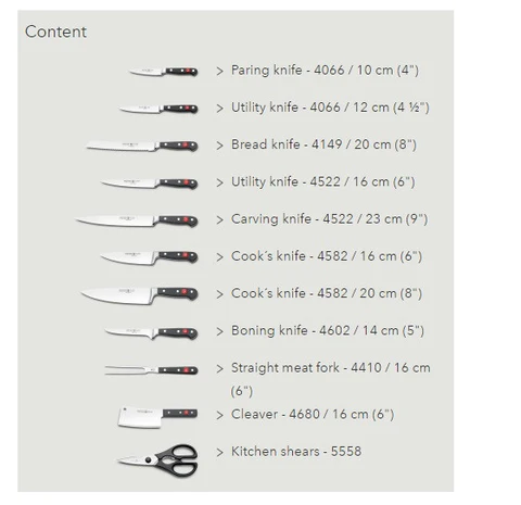 CLASSIC Knife block - 9848 -I33